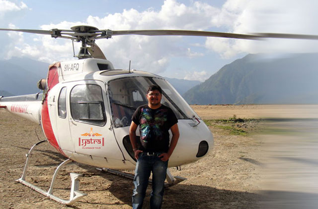 YATRA BY HELICOPTER